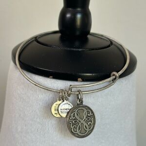 Alex and Ani- Silver Charm Bangle Bracelet